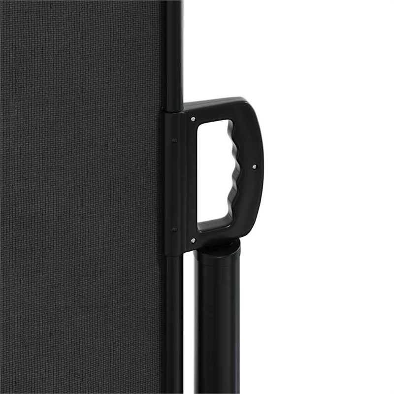 vidaXL Retractable Side Awning in Black