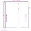 vidaXL Retractable Side Awning in Black