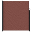 vidaXL Retractable Side Awning in Brown