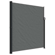 vidaXL Retractable Side Awning in Anthracite