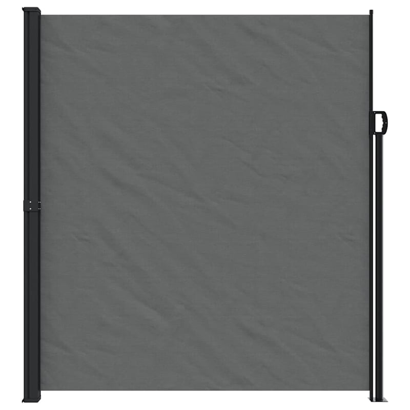 vidaXL Retractable Side Awning in Anthracite