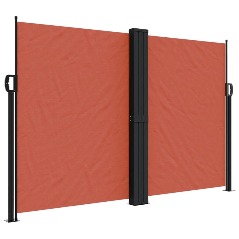 vidaXL Retractable Side Awning in Terracotta