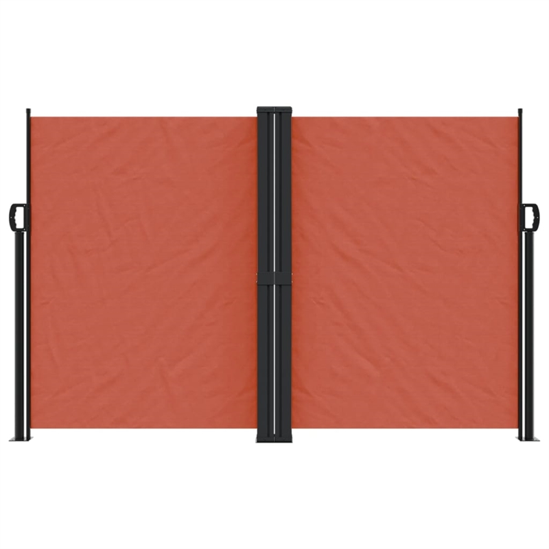 vidaXL Retractable Side Awning in Terracotta