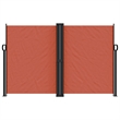 vidaXL Retractable Side Awning in Terracotta