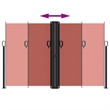 vidaXL Retractable Side Awning in Terracotta