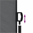 vidaXL Retractable Side Awning with PU Coating in Anthracite