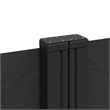vidaXL Retractable Side Awning with PU Coating in Black