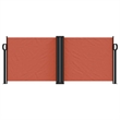 vidaXL Retractable Side Awning with PU Coating in Terracotta