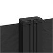 vidaXL Retractable Side Awning with PU Coating in Black