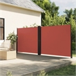 vidaXL Retractable Side Awning with PU Coating in Terracotta