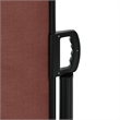 vidaXL Large Retractable Side Awning in Brown