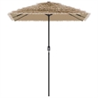 vidaXL Large UV-Resistant Garden Parasol in Brown