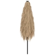 vidaXL Large UV-Resistant Garden Parasol in Brown