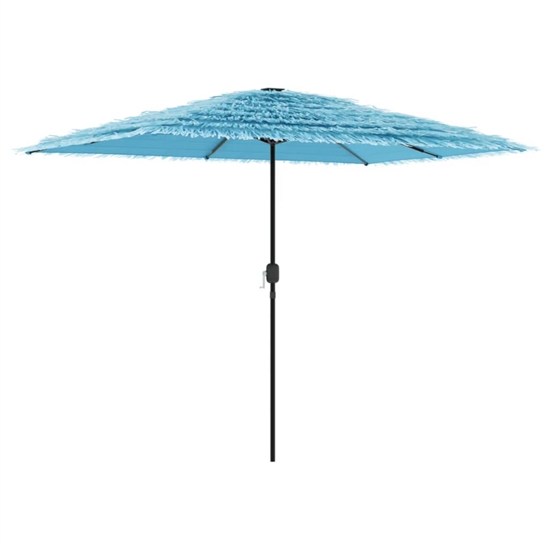 vidaXL Garden Parasol with Powder-Coated Steel in Blue