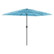 vidaXL Garden Parasol with Powder-Coated Steel in Blue