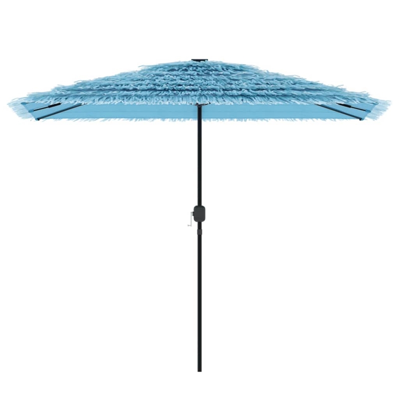 vidaXL Garden Parasol with Powder-Coated Steel in Blue