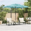 vidaXL Garden Parasol with Powder-Coated Steel in Blue