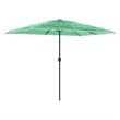 vidaXL Garden Parasol with Powder-Coated Steel in Green