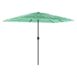 vidaXL Garden Parasol with Powder-Coated Steel in Green