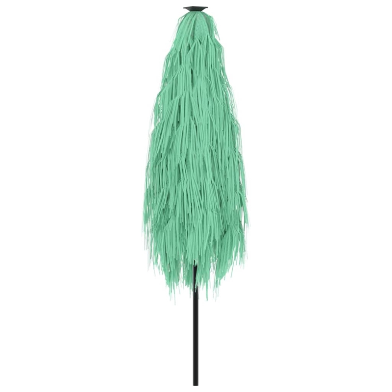 vidaXL Garden Parasol with Powder-Coated Steel in Green