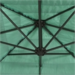 vidaXL Garden Parasol with Powder-Coated Steel in Green