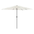 vidaXL Large Tiltable Garden Parasol in White