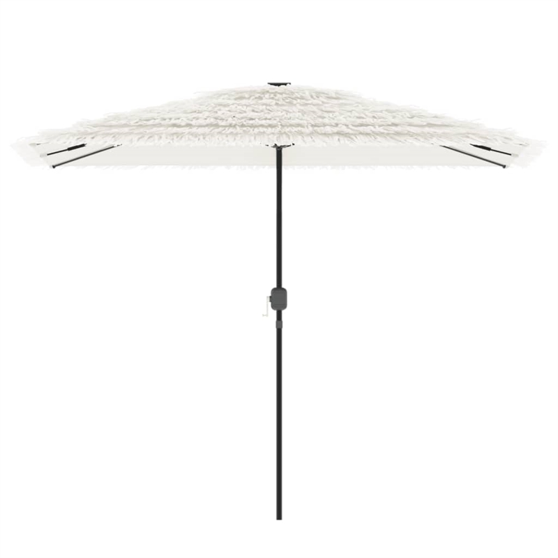 vidaXL Large Tiltable Garden Parasol in White