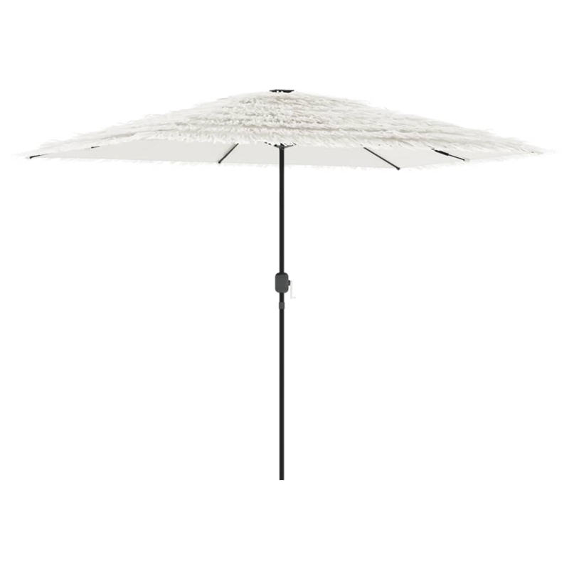 vidaXL Large Tiltable Garden Parasol in White