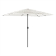 vidaXL Large Tiltable Garden Parasol in White