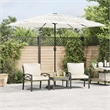 vidaXL Large Tiltable Garden Parasol in White