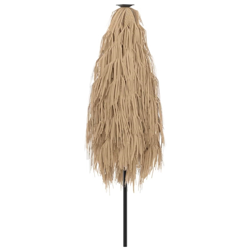 vidaXL Garden Parasol with Powder-Coated Steel in Brown