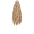 vidaXL Garden Parasol with Powder-Coated Steel in Brown