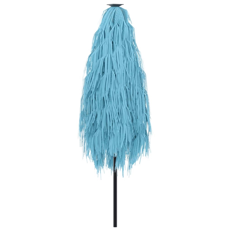 vidaXL Large Garden Parasol with Powder-Coated Steel in Blue
