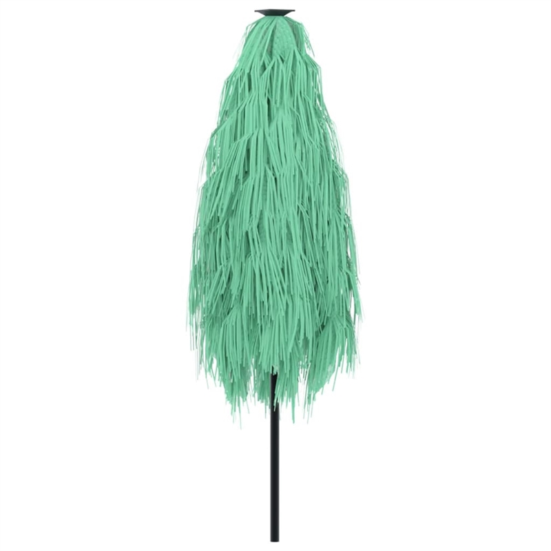 vidaXL Large Garden Parasol with Powder-Coated Steel in Green
