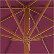 vidaXL Garden Parasol in Bordeaux Red