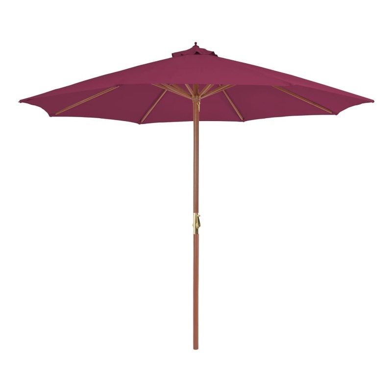 vidaXL Garden Parasol in Bordeaux Red