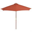 vidaXL Garden Bamboo Parasol in Terracotta