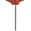 vidaXL Garden Bamboo Parasol in Terracotta