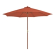 vidaXL Garden Bamboo Parasol in Terracotta