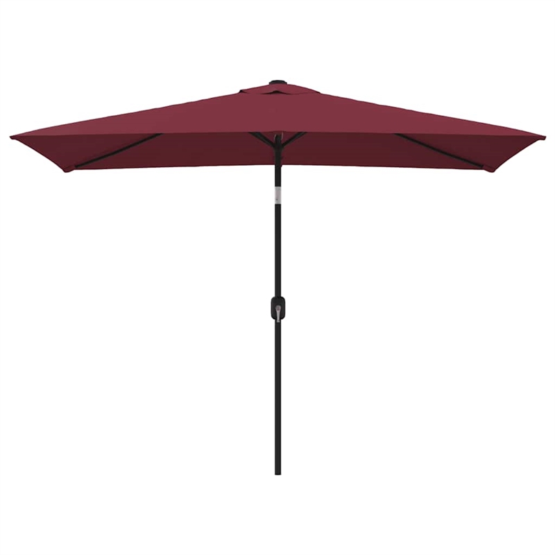 vidaXL Medium Garden Parasol in Bordeaux Red