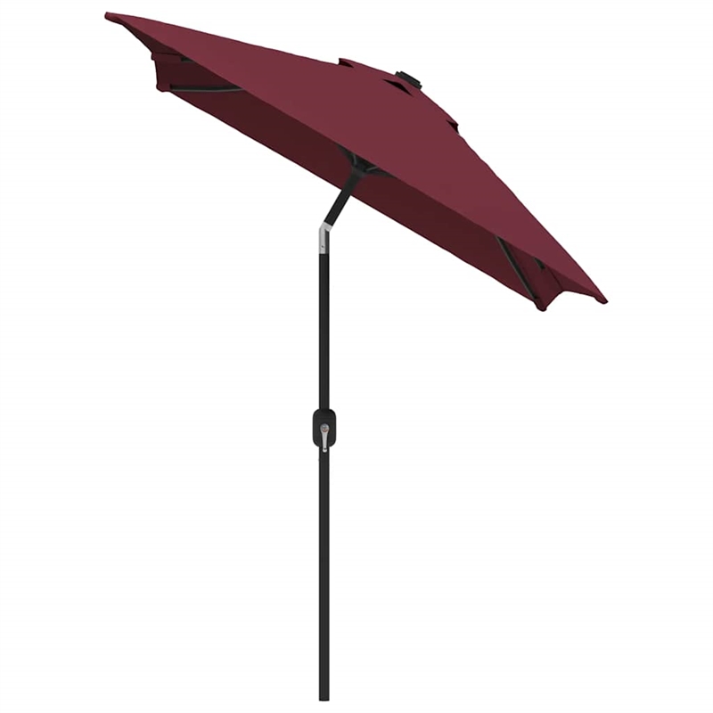 vidaXL Medium Garden Parasol in Bordeaux Red