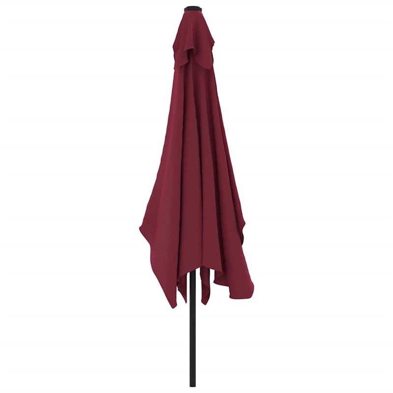 vidaXL Medium Garden Parasol in Bordeaux Red