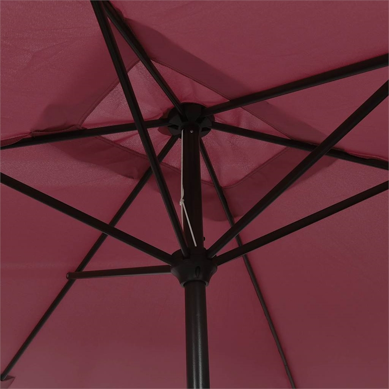 vidaXL Medium Garden Parasol in Bordeaux Red