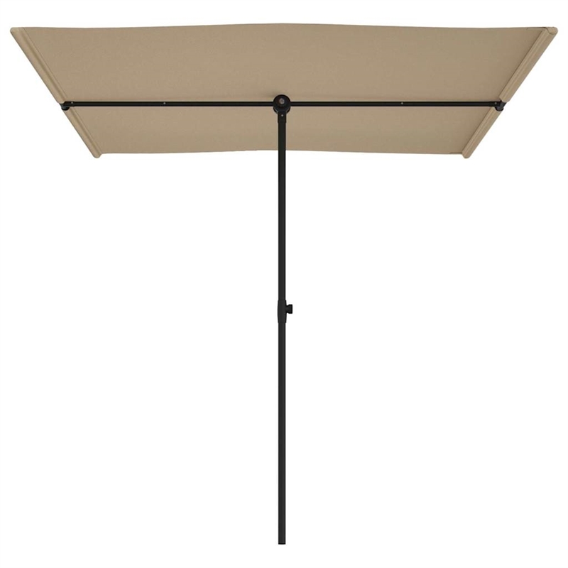 vidaXL  6.6x4.9 ft Garden Parasol in Taupe