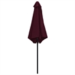 vidaXL Large Tiltable Garden Parasol in Bordeaux Red