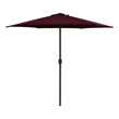 vidaXL Large Tiltable Garden Parasol in Bordeaux Red