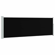 vidaXL Side Awning in Black