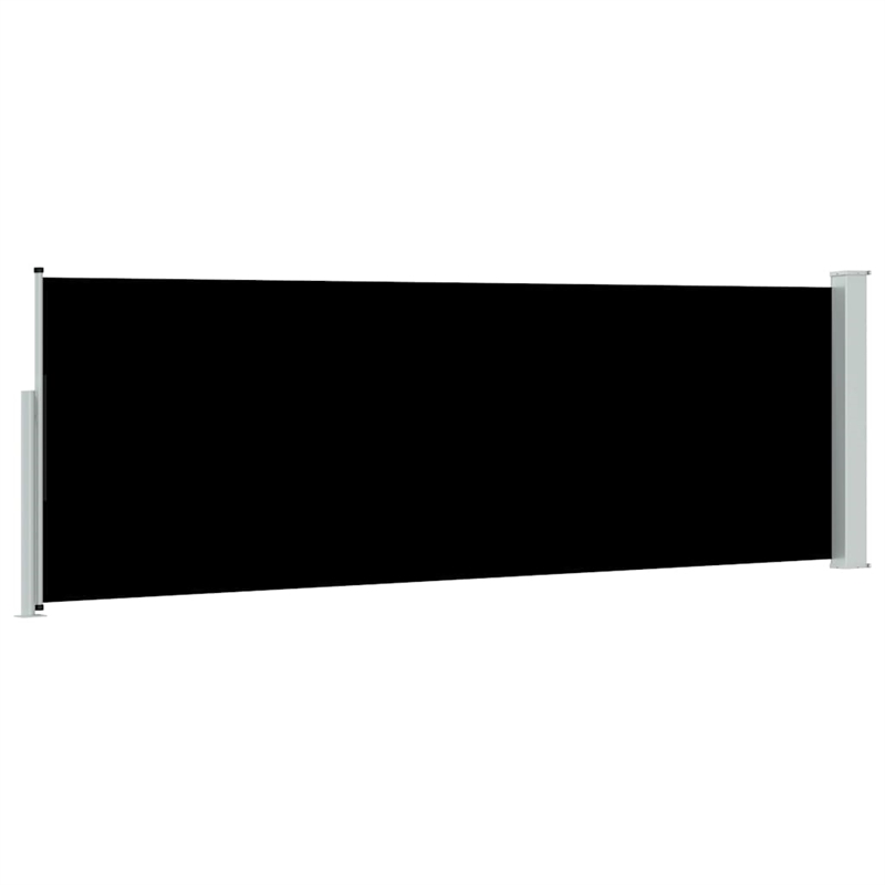 vidaXL Side Awning in Black