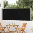 vidaXL Side Awning in Black