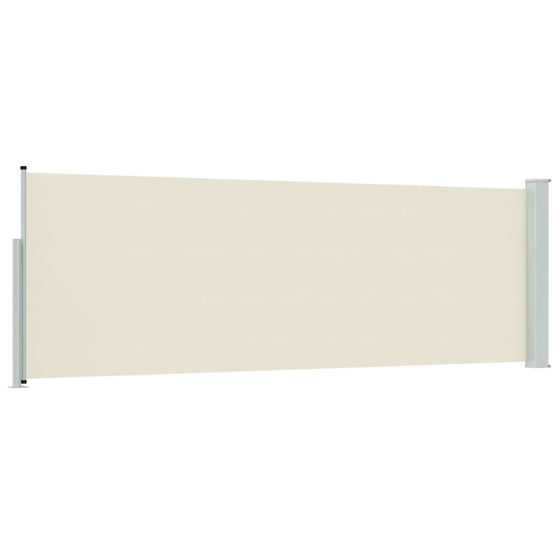 vidaXL Side Awning with PU Coating in Cream